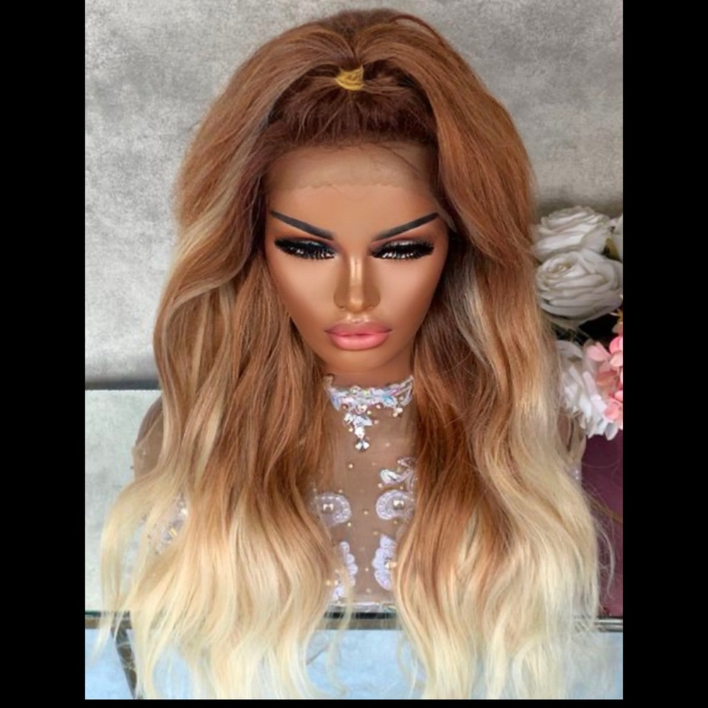 Human Hair Blended Lace Front Wig